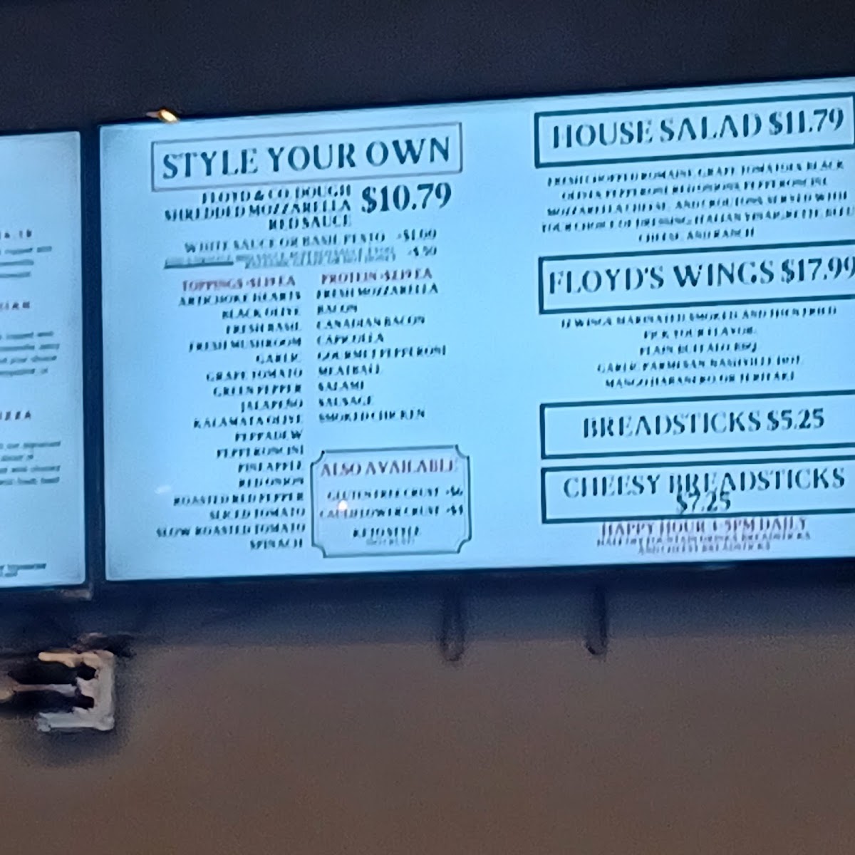 Menu Floyd And Company Wood-Fired Pizza-6