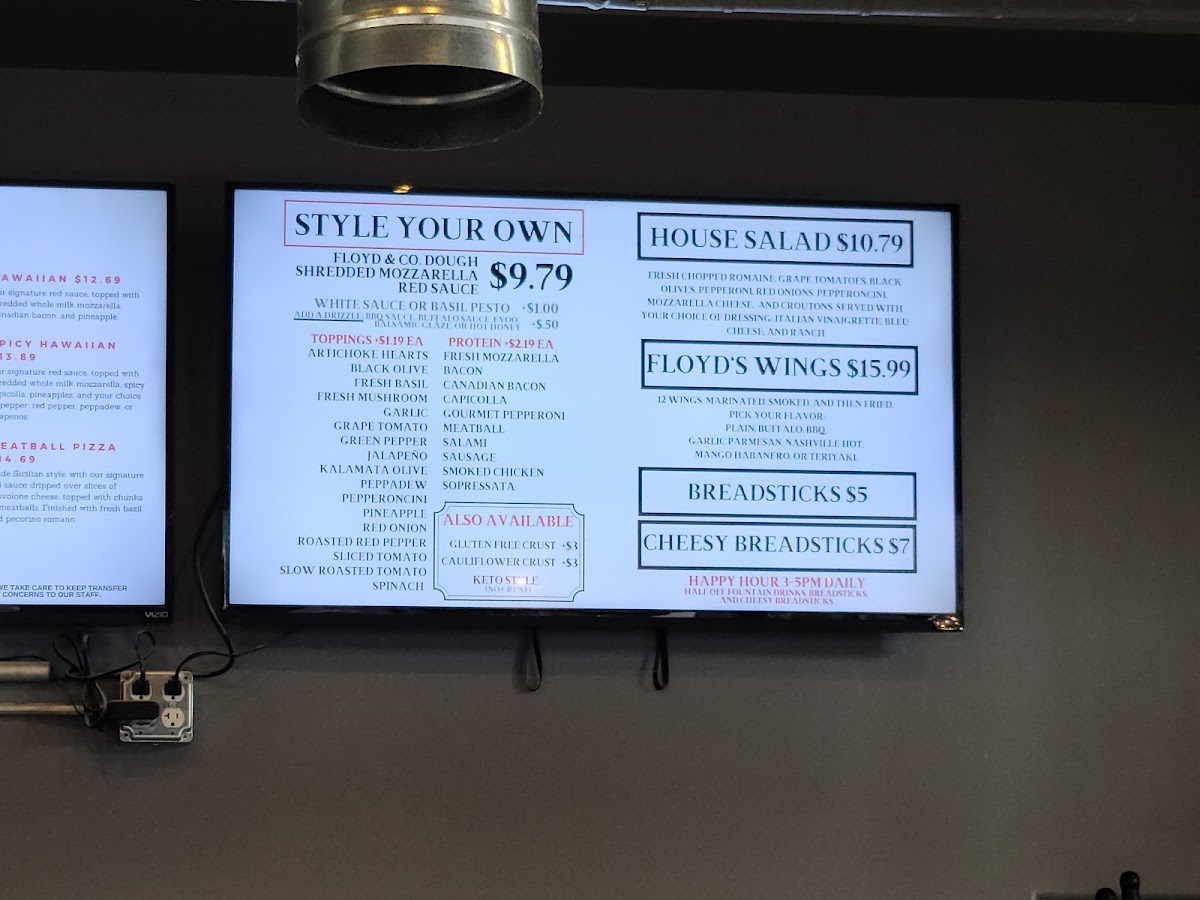 Menu Floyd And Company Wood-Fired Pizza-7